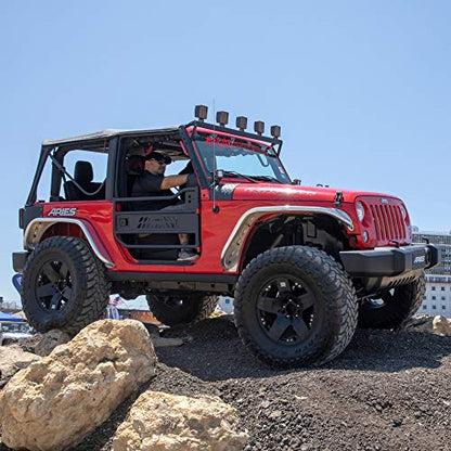 Aries Automotive Trail Doors (Front Only) - 2007-2018 Jeep Wrangler Unlimited JKU