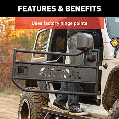 Aries Automotive Trail Doors (Front Only) - 2020-Current Jeep Gladiator JT