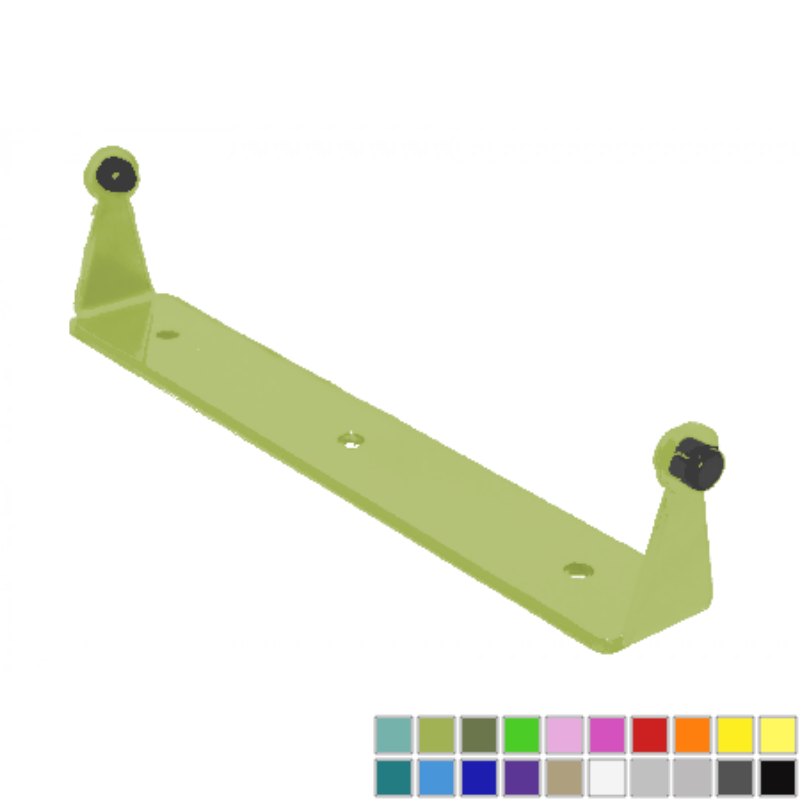 Set of gecko green Jeep door hangers available in 20 colors, designed for 1997-current Wrangler and Gladiator models.