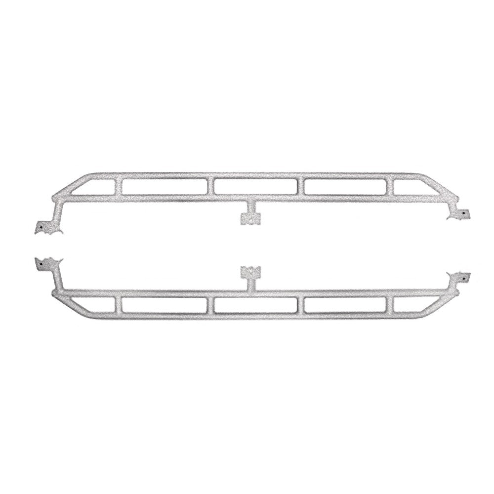 Hammertone heavy-duty rock sliders for 2019-current Jeep Gladiator, providing side protection for off-roading.