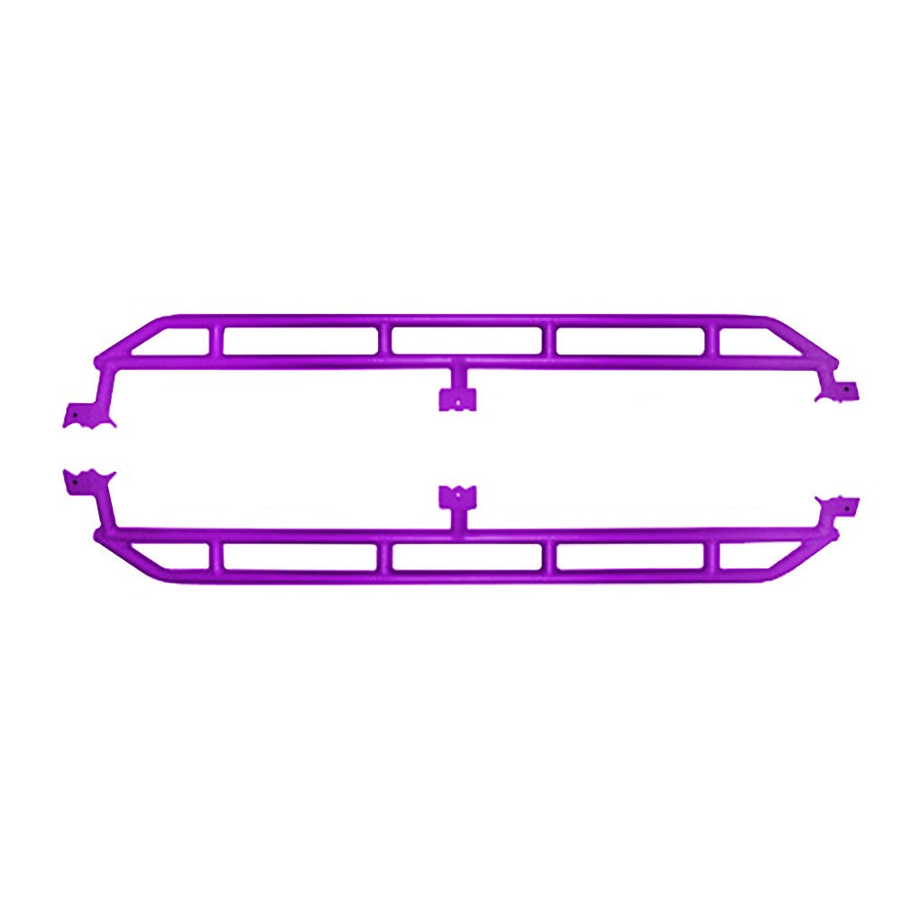 Sinbad purple heavy-duty rock sliders for 2019-current Jeep Gladiator, providing side protection for off-roading.