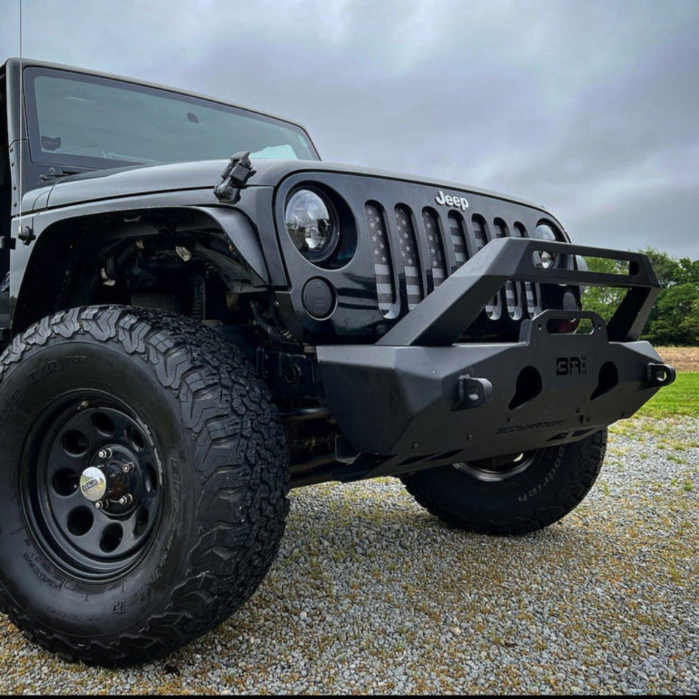 Body Armor 4x4 - Front Bumper | Orion Series (Stubby) - 2007-Current Wrangler/Gladiator