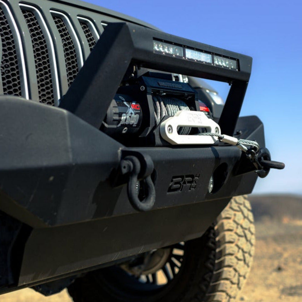 Body Armor 4x4 - Front Bumper Skid Plate - 2018-Current Wrangler/Gladiator
