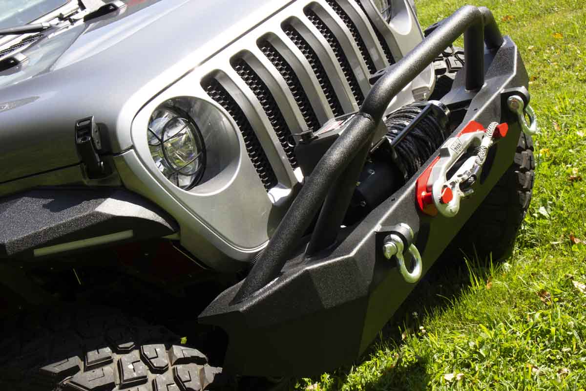 Fishbone Offroad Front Bumper (Mid-Width) - 2018-Current Jeep Wrangler/Gladiator