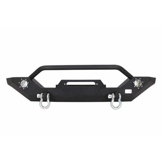 Fishbone Offroad Front Bumper w/ LEDs - 1987-2006 Jeep Wrangler
