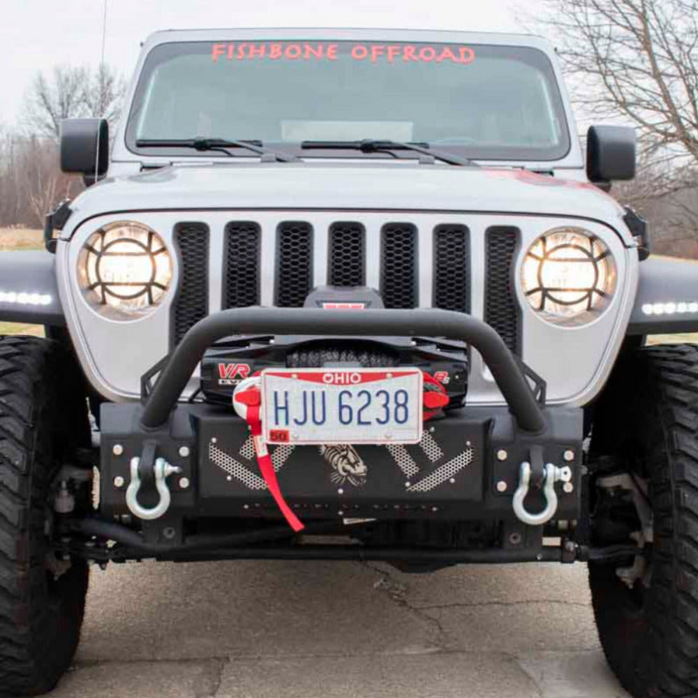 Fishbone Offroad - Front Bumper Bull Bar for Barracuda Series - 2007-Current Wrangler/Gladiator