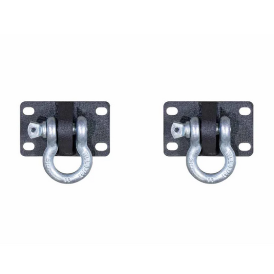 Fishbone Offroad - Front Bumper D-Ring Mounts for Barracuda Series - 2007-Current Wrangler/Gladiator