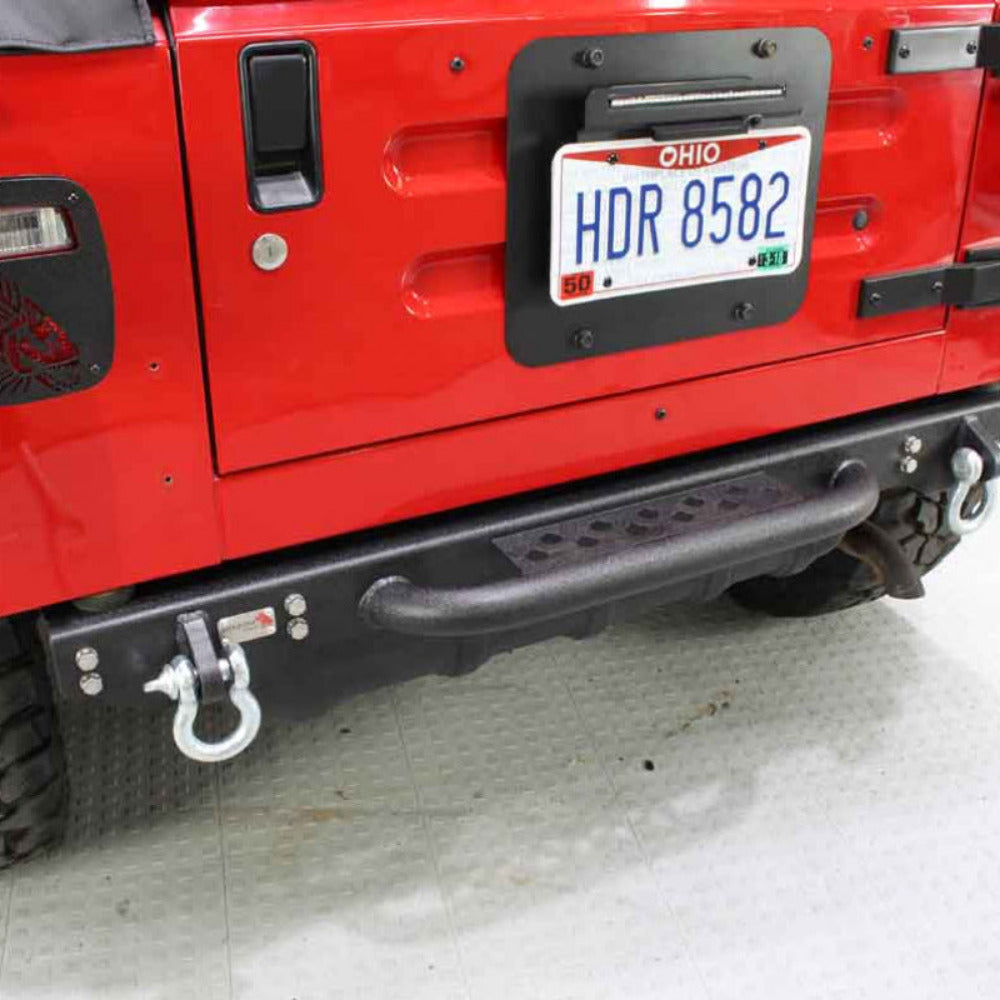 Fishbone Offroad - Rear Bumper w/ Step - 1987-2006 Wrangler