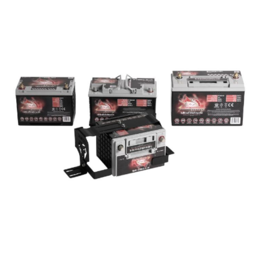Genesis Offroad - Adjustable Battery Mounting Bracket for Most Standard Batteries