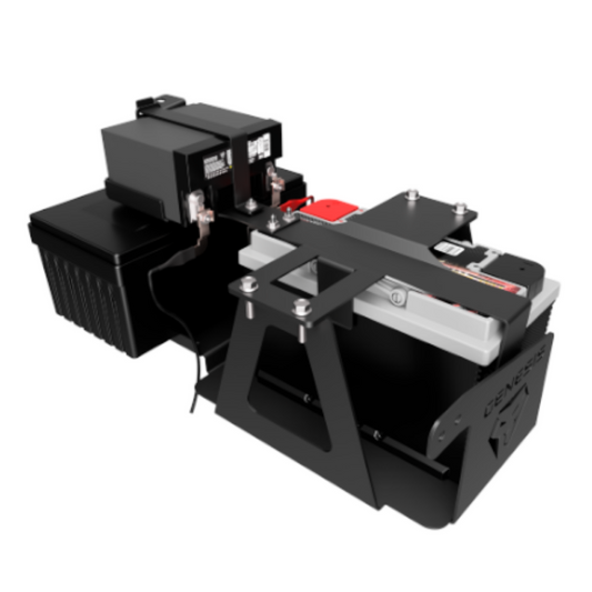 Genesis Offroad - Battery Relocation Kit for Group 94R Batteries - 2018-Current Wrangler/Gladiator