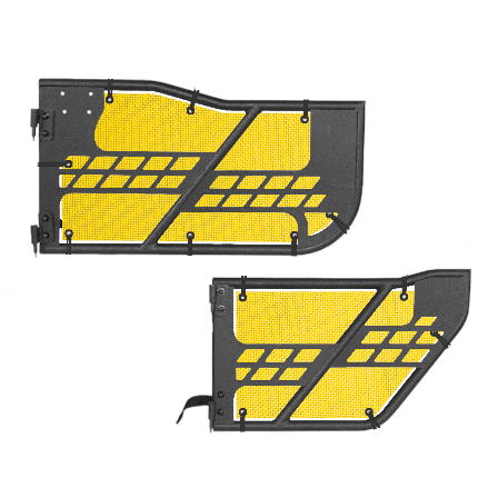 Hooke Offroad Safari Trail Door Jeepy Screens (16 Colors) - 2007-2018 Wrangler Unlimited JKU