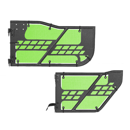 Hooke Offroad Safari Trail Door Jeepy Screens (16 Colors) - 2007-2018 Wrangler Unlimited JKU