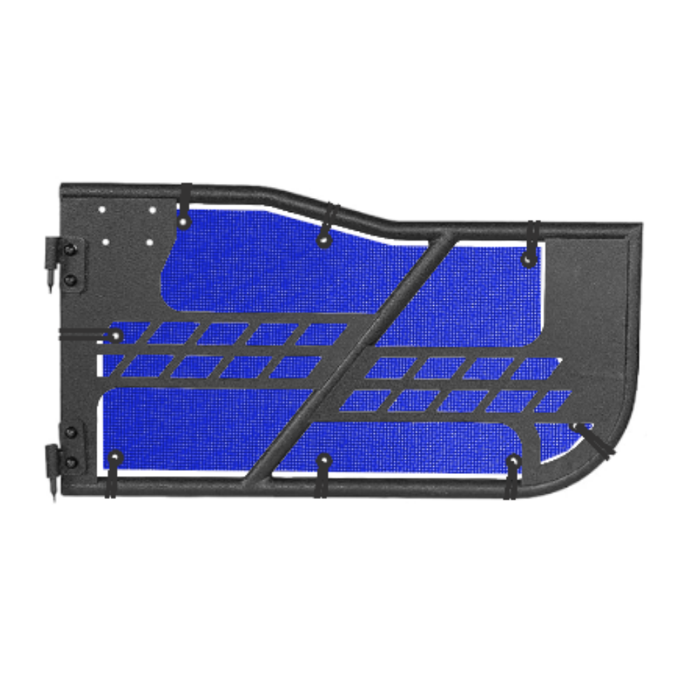 Hooke Offroad Safari Trail Door Jeepy Screens (Royalty) - 2007-2018 Wrangler JK (Front)