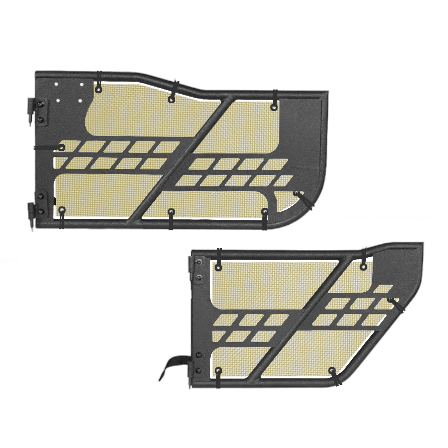 Hooke Offroad Safari Trail Door Jeepy Screens (16 Colors) - 2007-2018 Wrangler Unlimited JKU