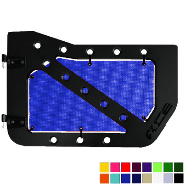 Jeepy Screens Ace Engineering Trail Door Jeepy Screens (16 Colors) - 2007-2018 Jeep Wrangler JK The Urban Trail Jeep Accessories