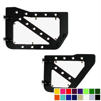Jeepy Screens Ace Engineering Trail Door Jeepy Screens (16 Colors) - 2020-Current Jeep Gladiator JT The Urban Trail Jeep Accessories