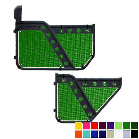 Jeepy Screens Barricade Off-Road Extreme HD Trail Door Jeepy Screens (16 Colors) - 2020-Current Jeep Gladiator JT The Urban Trail Jeep Accessories