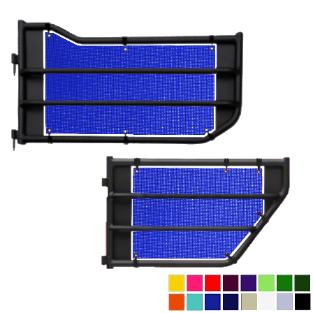 Jeepy Screens Barricade Off-Road Tubular Trail Door Jeepy Screens (16 Colors) - 2007-2018 Jeep Wrangler Unlimited JKU The Urban Trail Jeep Accessories