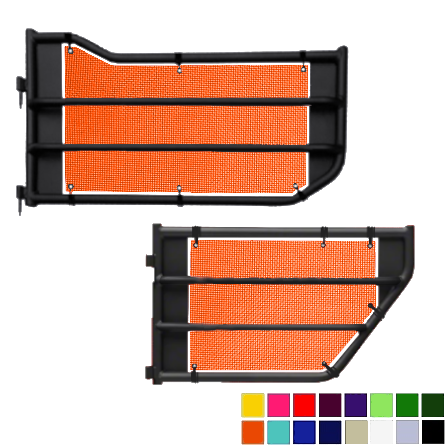 Jeepy Screens Barricade Off-Road Tubular Trail Door Jeepy Screens (16 Colors) - 2020-Current Jeep Gladiator JT The Urban Trail Jeep Accessories