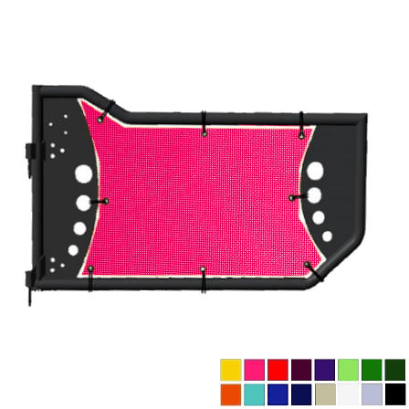 Body Armor 4x4 Gen 3 Trail Door Jeepy Screens (16 Colors) - 2018-Current Wrangler Unlimited JLU