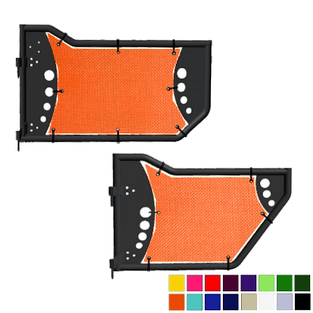 Body Armor 4x4 Gen 3 Trail Door Jeepy Screens (16 Colors) - 2018-Current Wrangler Unlimited JLU