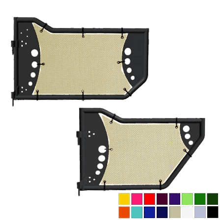Body Armor 4x4 Gen 3 Trail Door Jeepy Screens (16 Colors) - 2020-Current Jeep Gladiator JT