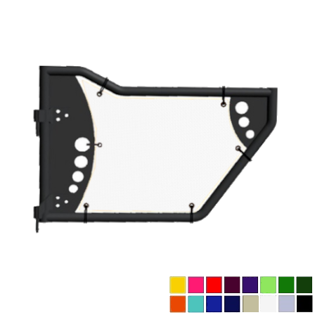 Body Armor 4x4 Gen 3 Trail Door Jeepy Screens (16 Colors) - 2018-Current Wrangler Unlimited JLU