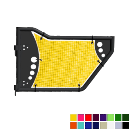Body Armor 4x4 Gen 3 Trail Door Jeepy Screens (16 Colors) - 2018-Current Wrangler Unlimited JLU
