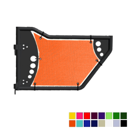 Body Armor 4x4 Gen 3 Trail Door Jeepy Screens (16 Colors) - 2018-Current Wrangler Unlimited JLU
