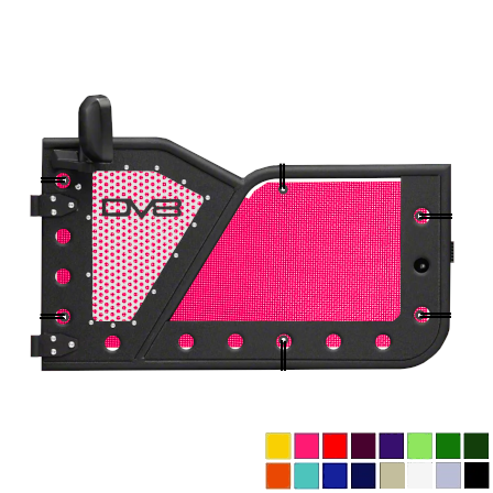 DV8 Offroad Trail Door Jeepy Screens (16 Colors) - 2020-Current Gladiator
