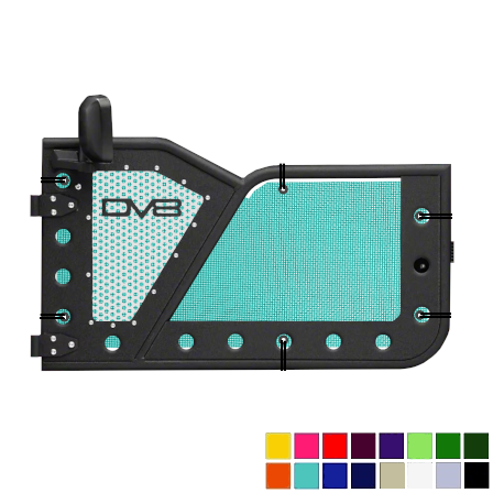 DV8 Offroad Trail Door Jeepy Screens (16 Colors) - 2020-Current Gladiator