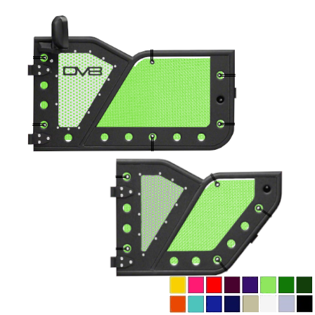 DV8 Offroad Trail Door Jeepy Screens (16 Colors) - 2020-Current Gladiator