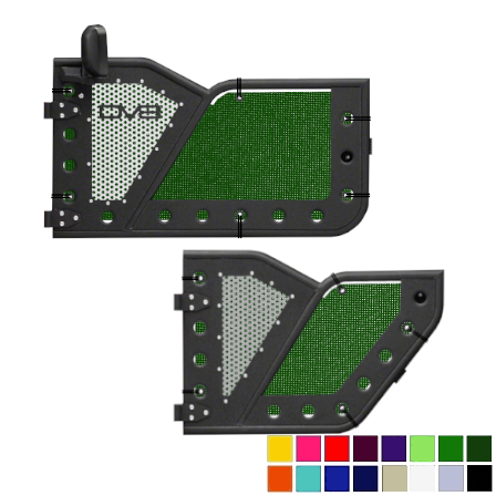 DV8 Offroad Trail Door Jeepy Screens (16 Colors) - 2020-Current Gladiator