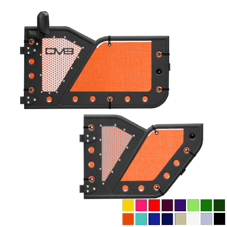 DV8 Offroad Trail Door Jeepy Screens (16 Colors) - 2020-Current Gladiator