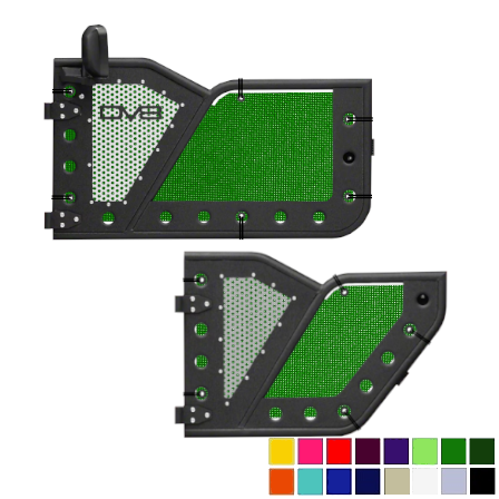 DV8 Offroad Trail Door Jeepy Screens (16 Colors) - 2020-Current Gladiator