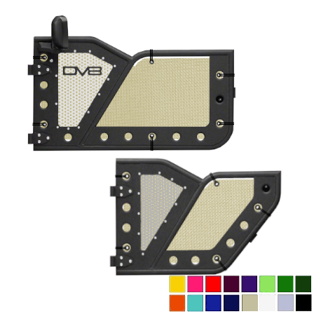 DV8 Offroad Trail Door Jeepy Screens (16 Colors) - 2020-Current Gladiator