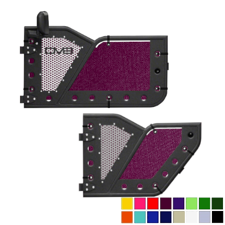DV8 Offroad Trail Door Jeepy Screens (16 Colors) - 2020-Current Gladiator