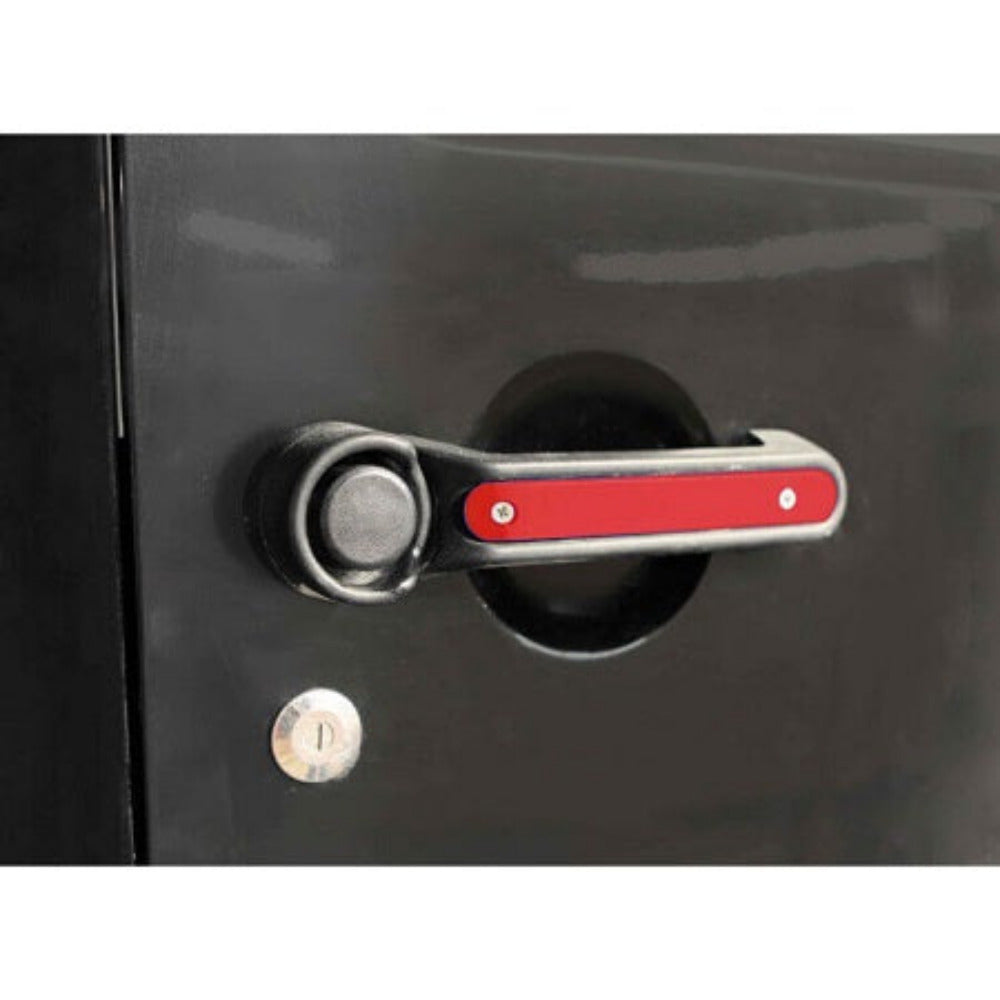 Steinjager - Door Handle Inserts (Red Baron) - 2007-2018 Wrangler