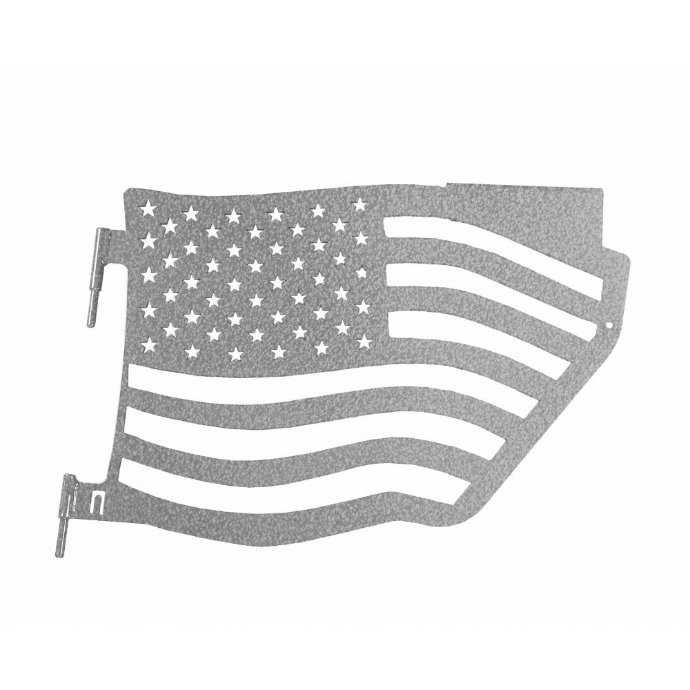 Steinjager - Trail Doors | American Flag Series (Hammertone) - 2007-Current Wrangler (Rear)