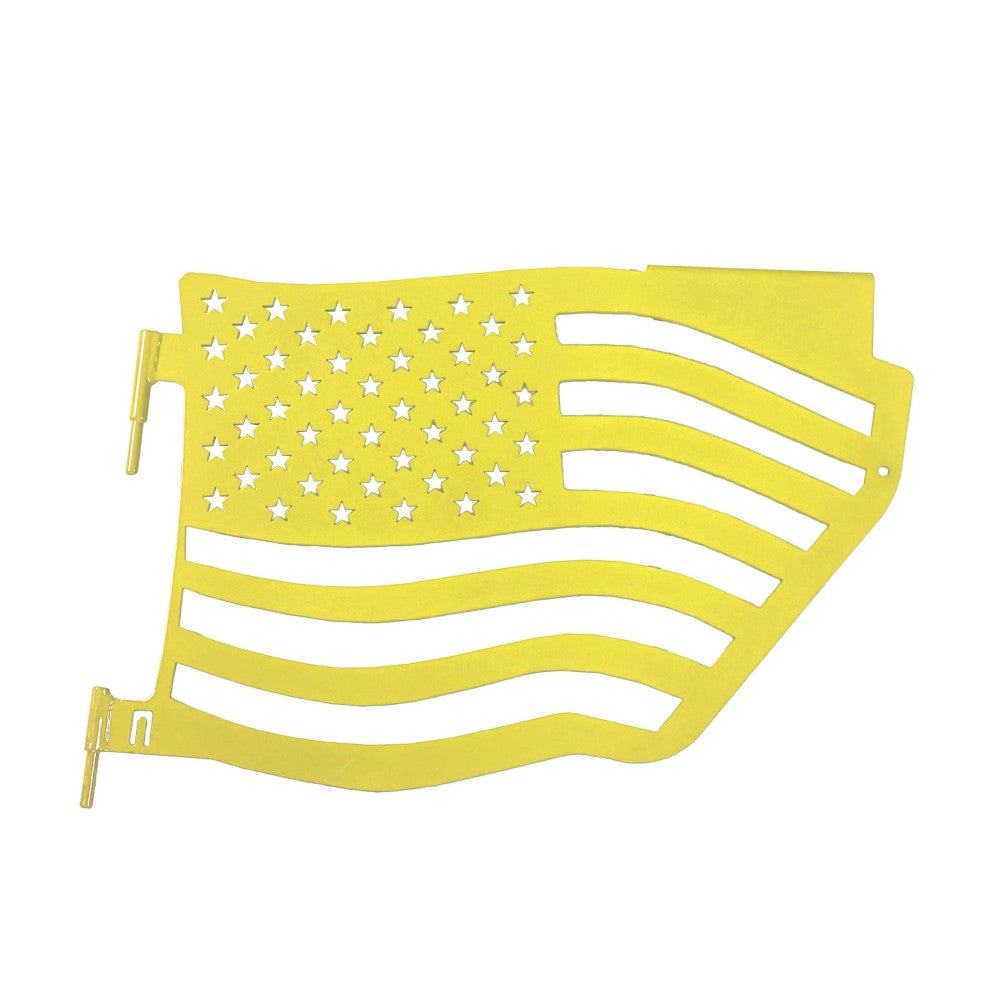 Steinjager - Trail Doors | American Flag Series (Lemon Peel) - 2007-Current Wrangler (Rear)