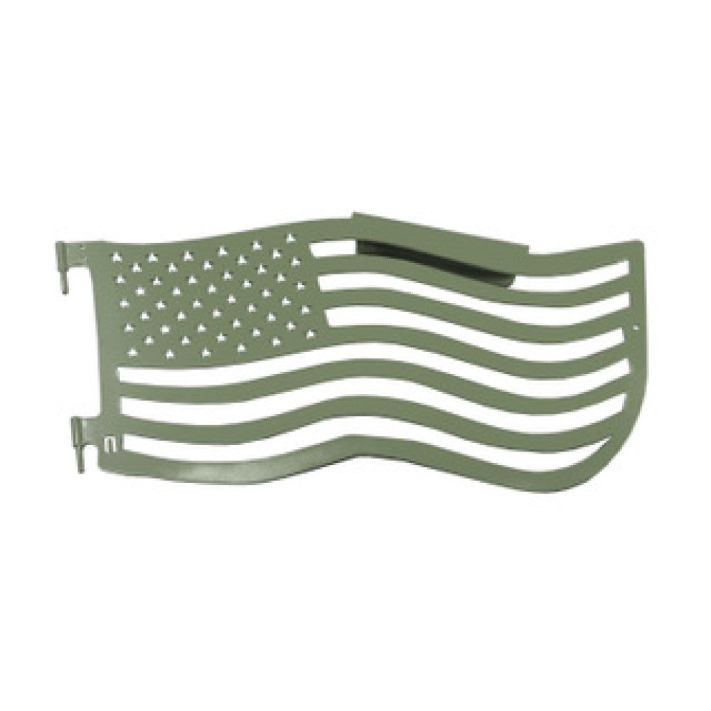 Steinjager - Trail Doors | American Flag Series (Locus Green) - 1997-2006 Wrangler
