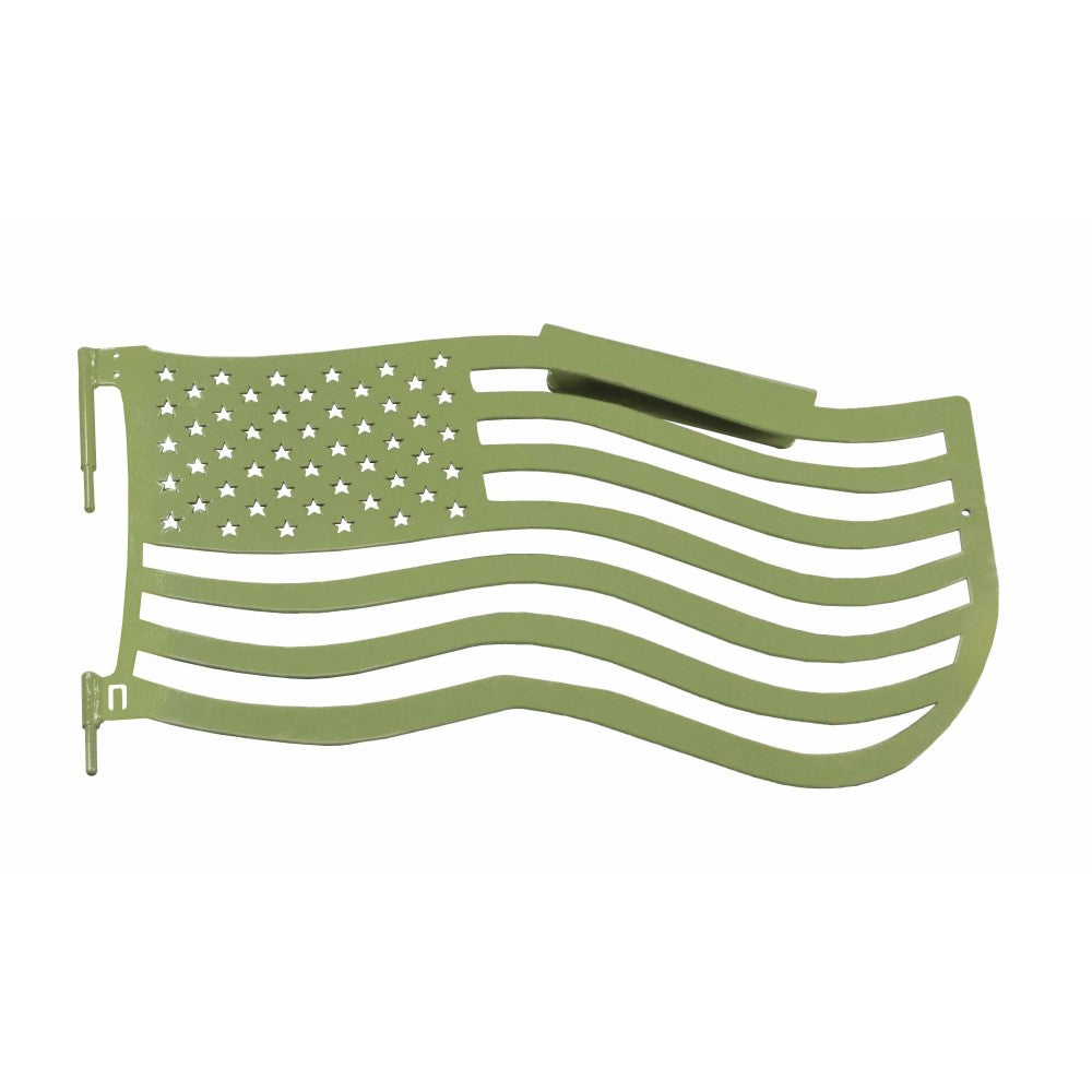 Steinjager - Trail Doors | American Flag Series (Locus Green) - 2018-Current Wrangler JL