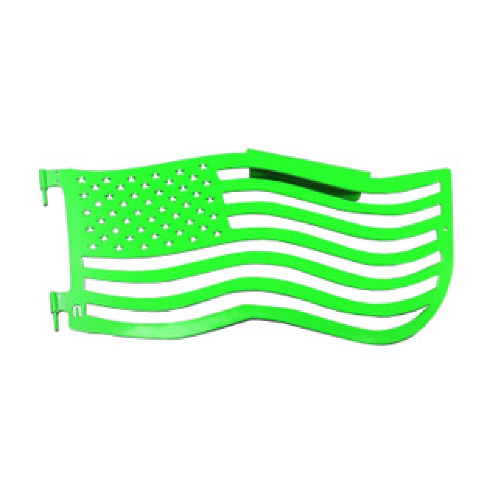Steinjager - Trail Doors | American Flag Series (Neon Green) - 1997-2006 Wrangler
