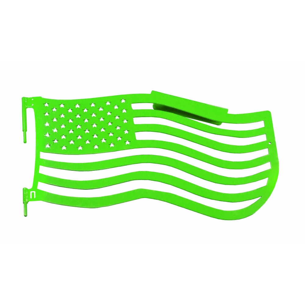 Steinjager - Trail Doors | American Flag Series (Neon Green) - 2018-Current Wrangler JL