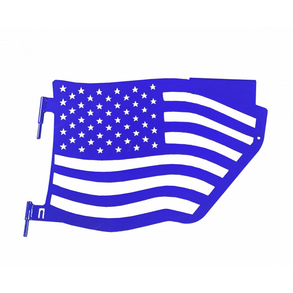 Steinjager - Trail Doors | American Flag Series (Southwest Blue) - 2007-Current Wrangler (Rear)