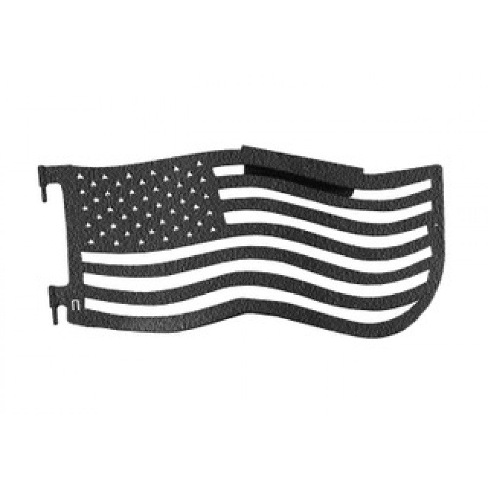 Steinjager - Trail Doors | American Flag Series (Textured Black) - 1997-2006 Wrangler