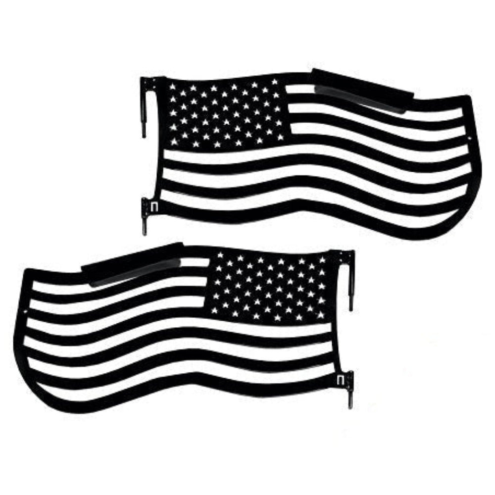 Steinjager - Trail Doors | American Flag Series (Textured Black) - 2018-Current Wrangler JL