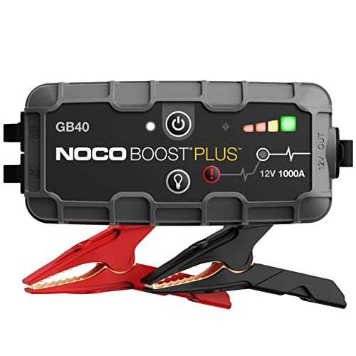 Battery Jump Starter w/ Cables for up to 6.0L Gasoline & 3.0L Diesel Engines (1000A)