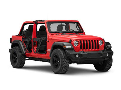 Barricade Off-Road Extreme HD Trail Doors (Rear Only) - 2018-Current Jeep Wrangler Unlimited JLU