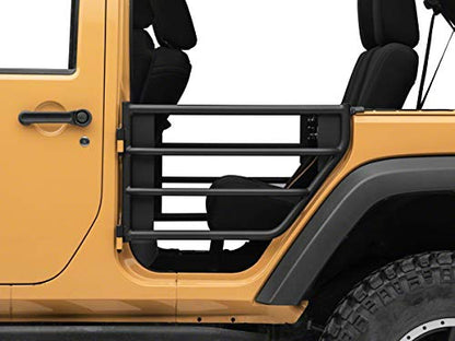 Barricade Off-Road Tubular Trail Doors (Rear Only) - 2007-2018 Jeep Wrangler Unlimited JKU
